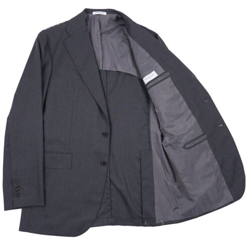 Orazio Luciano Gray Micro Patterned Wool Sport Coat 42 Semi-Long (Eu 52) - Picture 2 of 9
