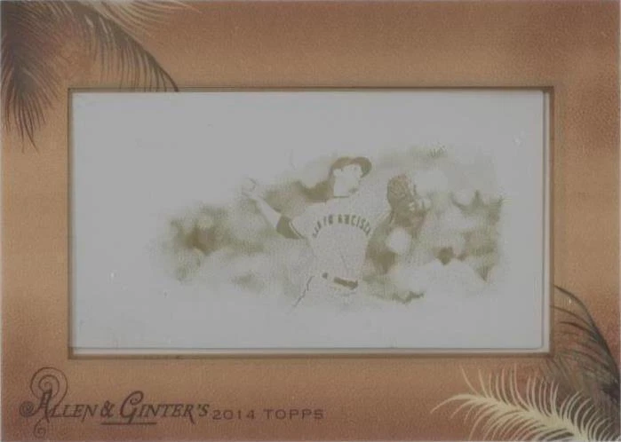 Framed Printing Plate Mini Yellow