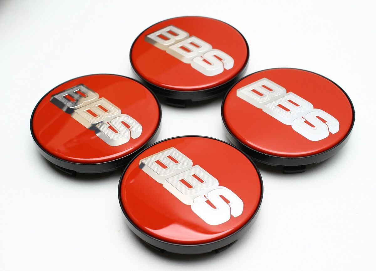 4x Genuine BBS Centre Caps Red and Silver 2D 70mm CK CH CH-R 4x Genuine BBS Centre Caps Red and Silver 2D 70mm CK CH CH-R