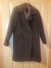 Gianni Feraud Dark Gray Coat Size Uk 12