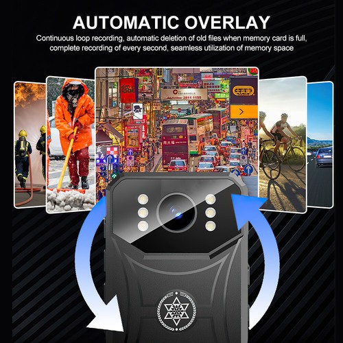 1080P Camcorder Mini Police Body Camera HD 120° Video DVR IR Night Cam 18 Hour - Picture 7 of 18