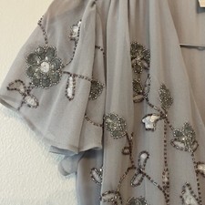 Bhldn Embroidered Wrap Dress