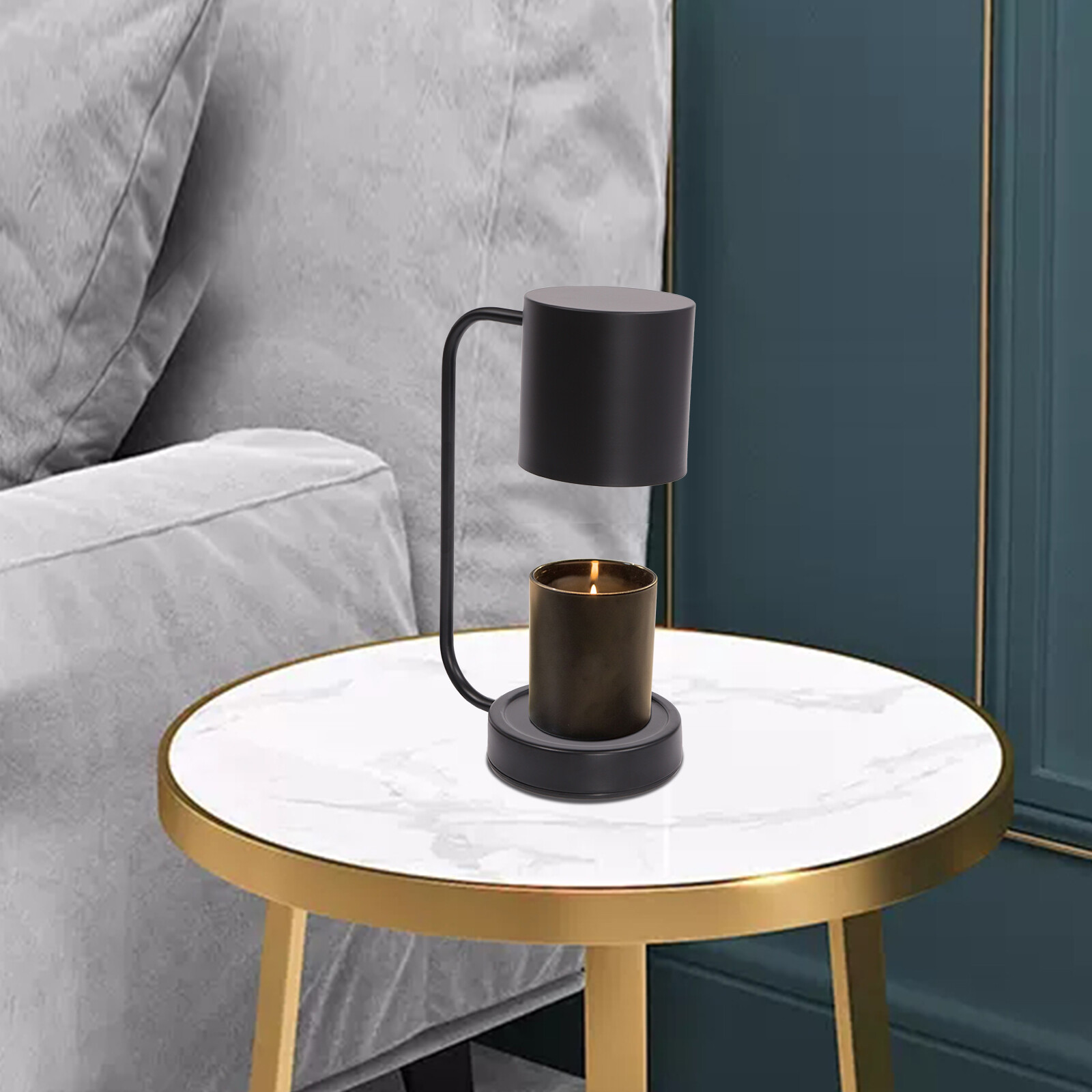 Candle Warmer Lamp Electric Candle Wax Melter Lamp Dimmable with 2