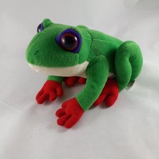 1997 Special Effects 24K Beanie Boppers Tree Frog Culture Plush 8.5"