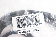 LyxPro Heavy Duty Stereo Cable, Audio Patch Cord,  6'