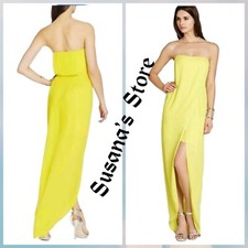 NWT BCBG MAXAZRIA SIZE 6 Jesse Strapless Asymmetrical Draped Dress MSRP $298