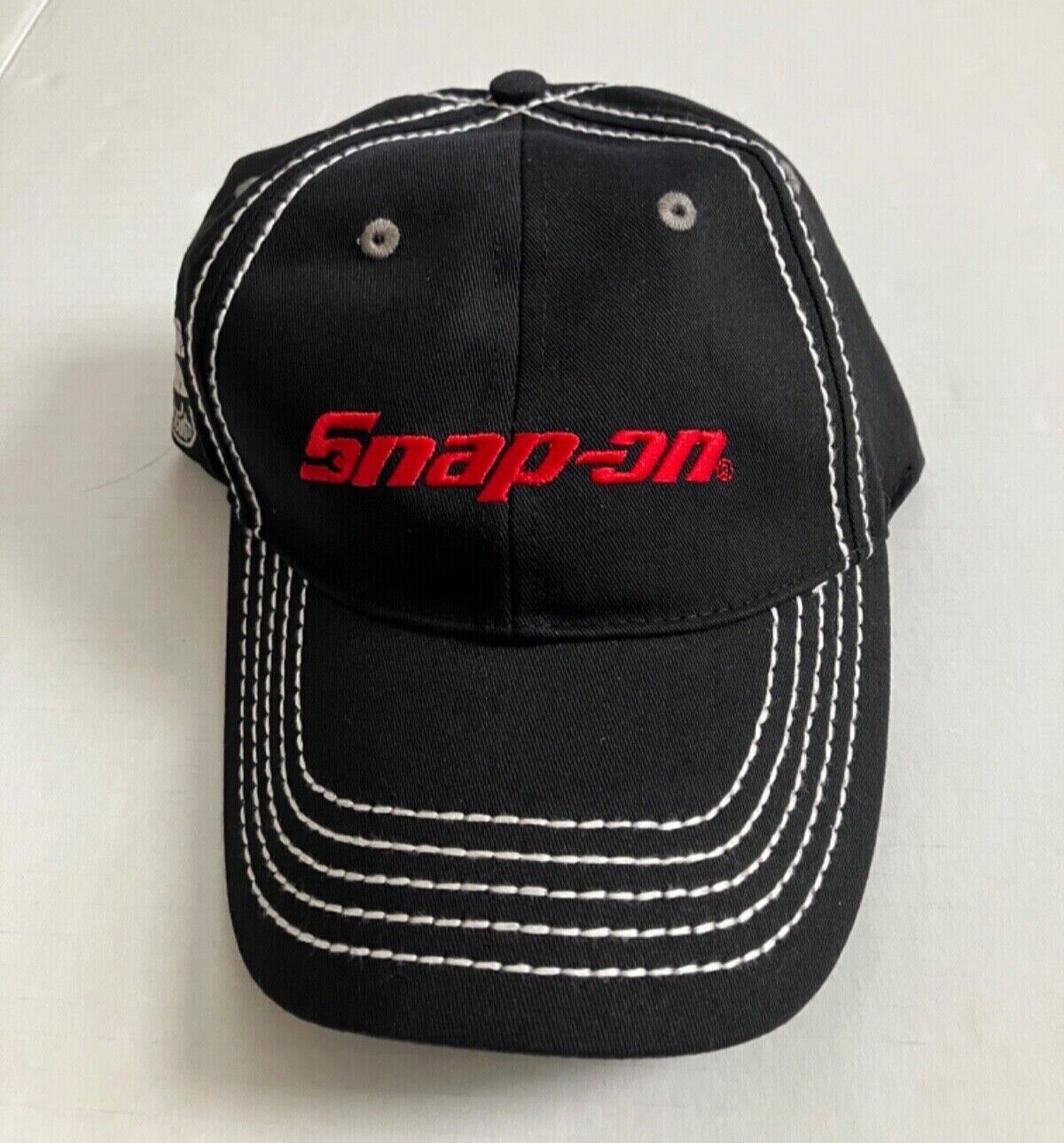 Snap on Choko Vintage Steel Black Embroidered Snapback Cap Adjustable Hat