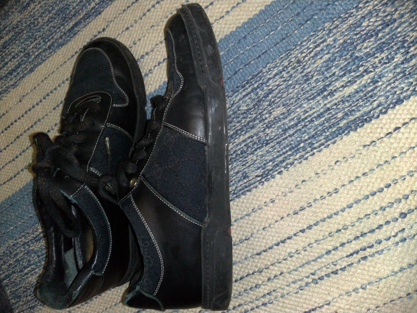 Mens black Gucci Shoes Size 8.5 G Gucci 