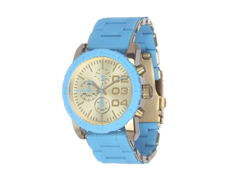 Diesel Green Dial Quartz Watch DZ-2120 New Condition Diesel: Green Retro Watch DZ-2120, water proof (needs repair  main image 4