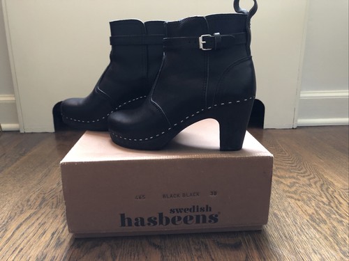 Swedish Hasbeens high heeled jodhpur 