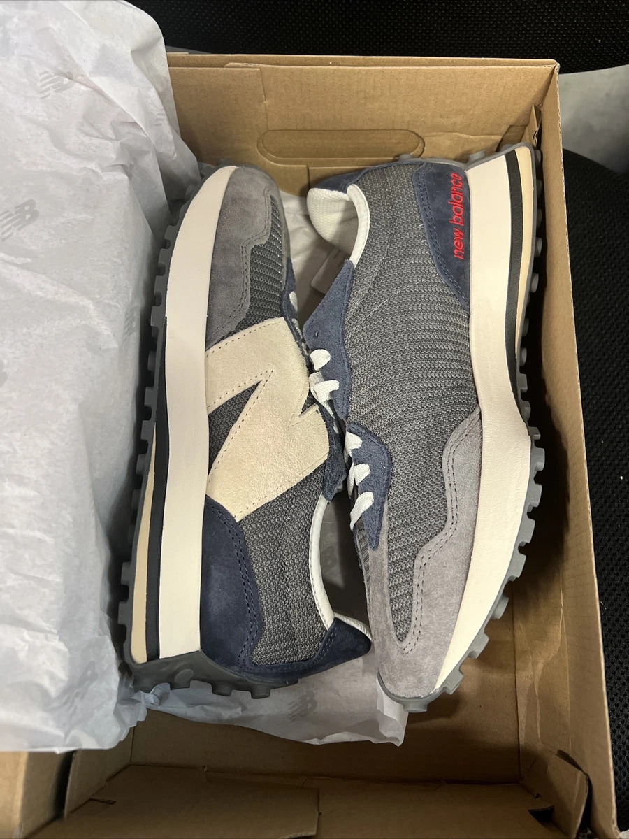 New Balance 327 Navy Grey US 8 MS327MD | eBay