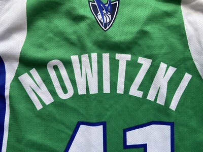 DALLAS MAVERICKS NBA BASKETBALL SHIRT JERSEY CHAMPION #41 DIRK
