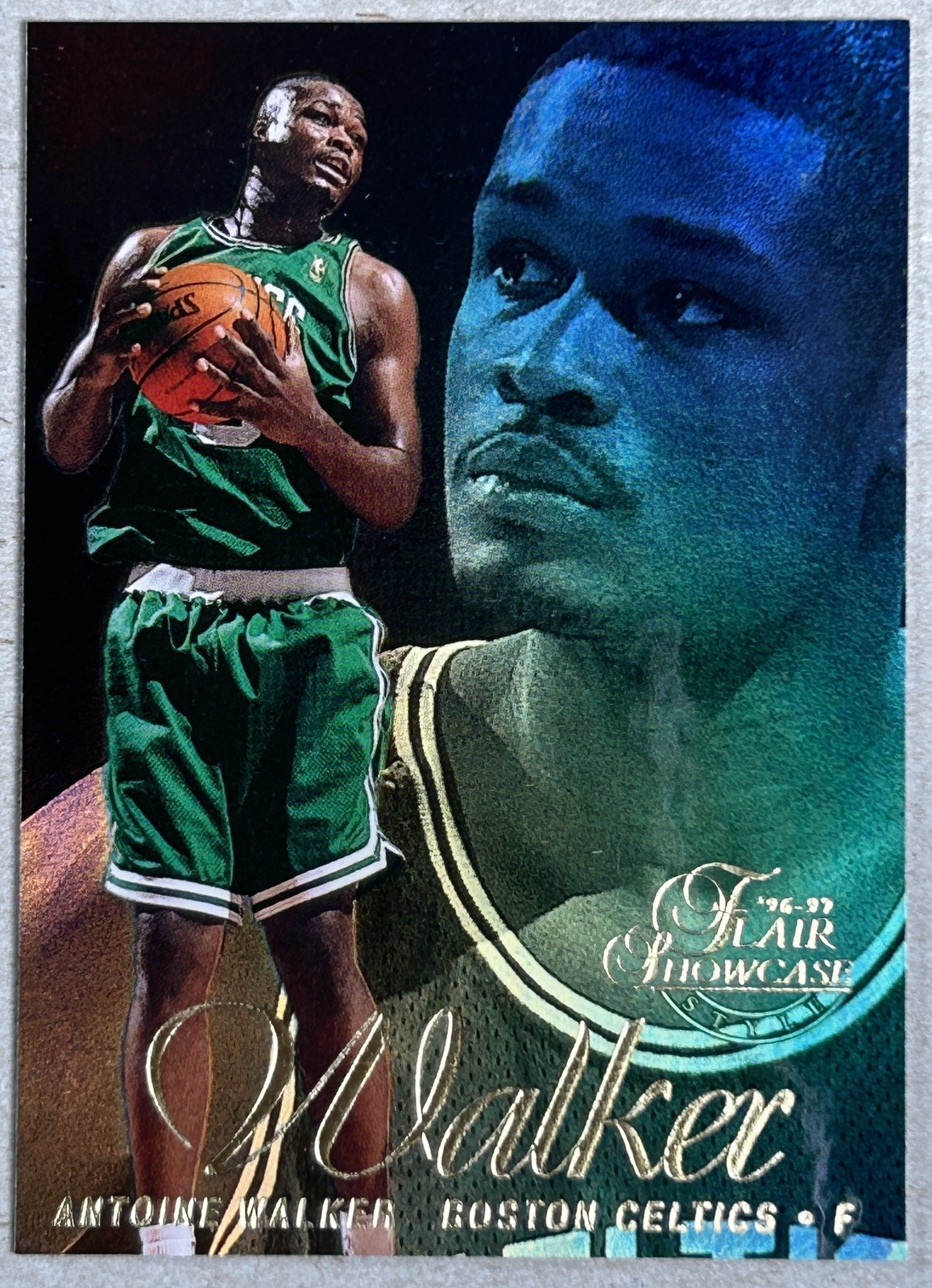 1996-97 Flair Showcase #26 Antoine Walker RC Rookie Row 2 (Style) Showtime