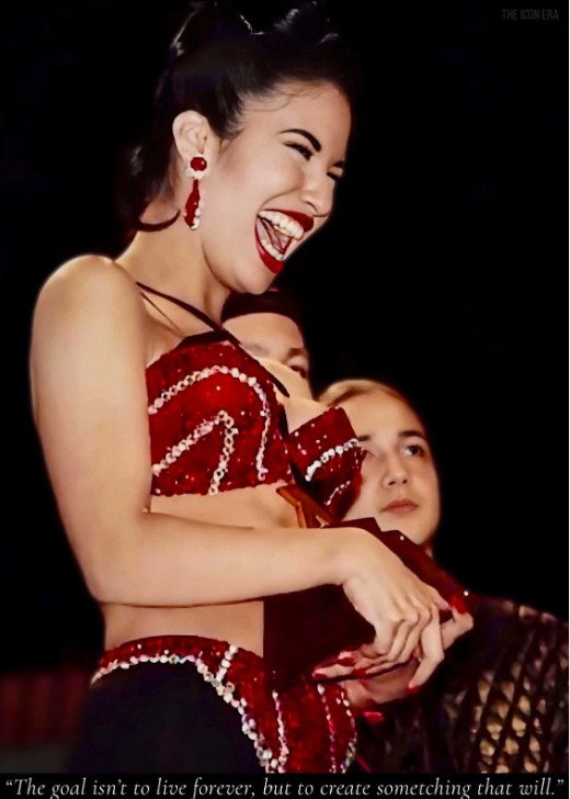 Selena Quintanilla Poster 11.7x16.5 – Tejano Music Icon Art Print with Quote