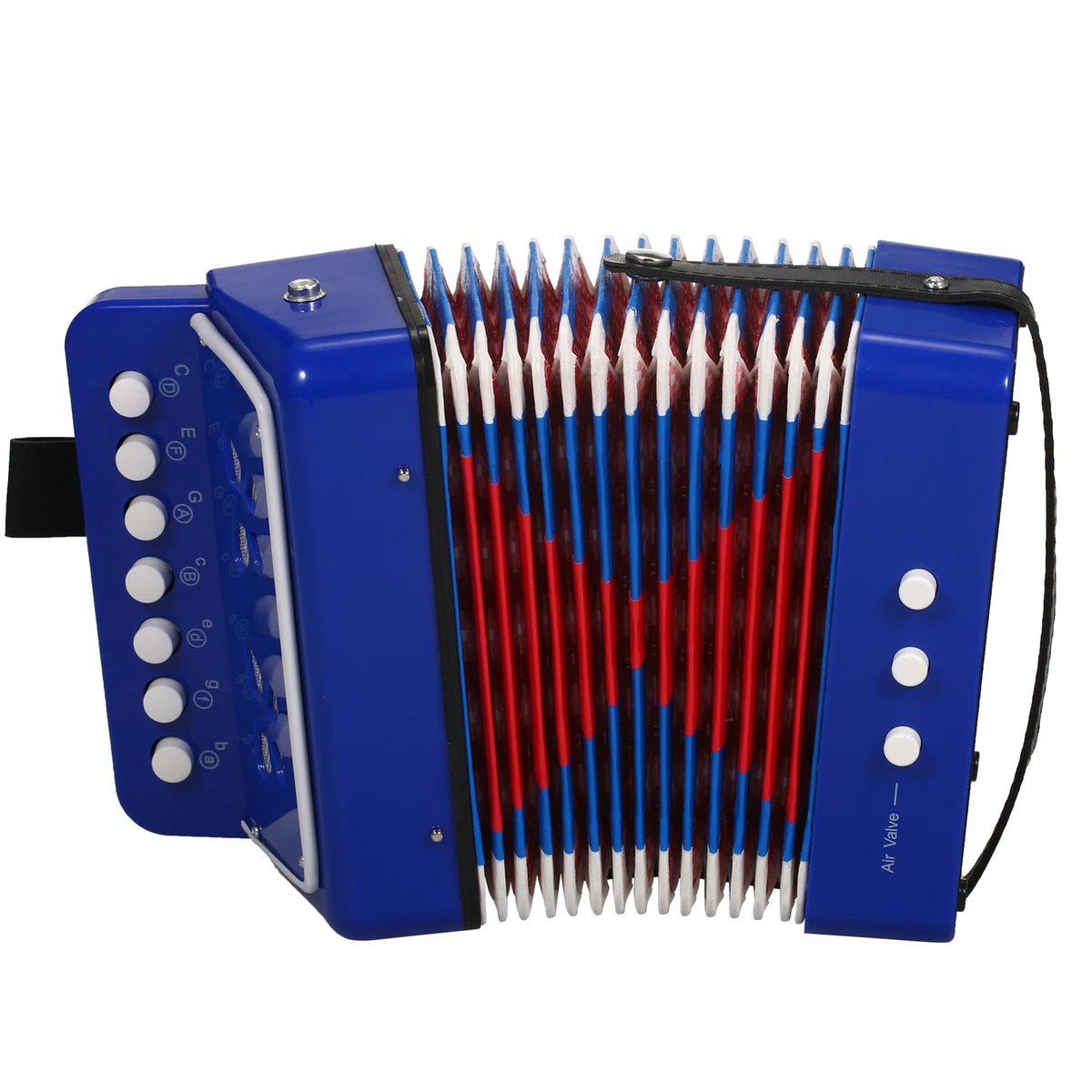 Accordion Instrument 7 Keys 2 Bass Small Accordion Musical G1Y6