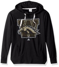 adidas NCAA Western Michigan Broncos Adult Women Printed Stitch Logo Fleece H...