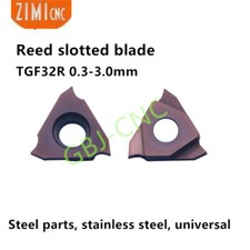 TGF32R GBA32R CNC-Vertikalmontage Flachschlitzklemmfeder Schlitzklinge 10 Stück
