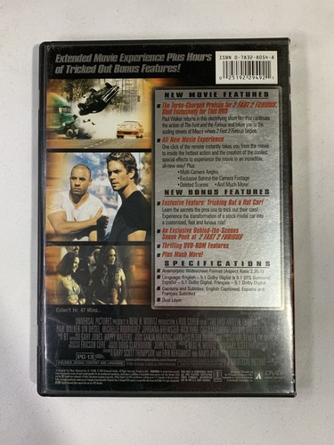 The Fast and the Furious (DVD, 2002) - Bild 2 von 3