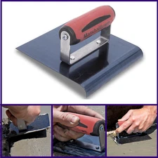 Straight Concrete Edger, 6 x 6 Blue Steel Blade, 1/2 Lip x 3/8 Radius