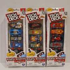 New Tech Deck Bendy Boards Full Set Rubberized Fingerboards - 3