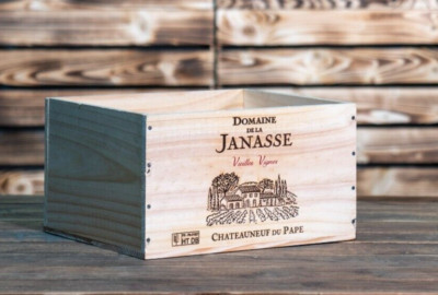 Weinkiste Kiste aus Holz - 6 Flaschengröße - Original - Korb, Upcycle, Aufbewahrung usw.