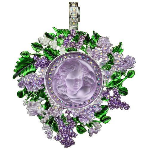 Kirks Folly Lilac Goddess Dream Angel Magnetic Enhancer ST Hand Enameled - Picture 1 of 3
