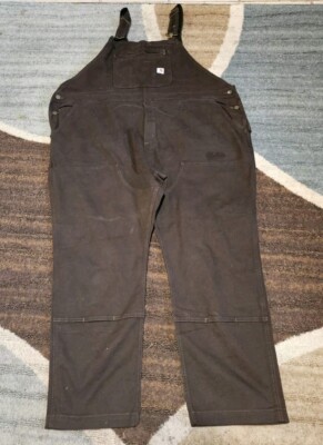 Carhartt Loose 24w 26w Fit Overall Size 3x Canvas Brown OR2438-W