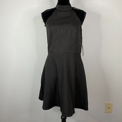 a line dress halter neck AURELIA A-LINE HALTER NECK LACK FLOOR LENGTH DRESS | CULT MIA main image 0