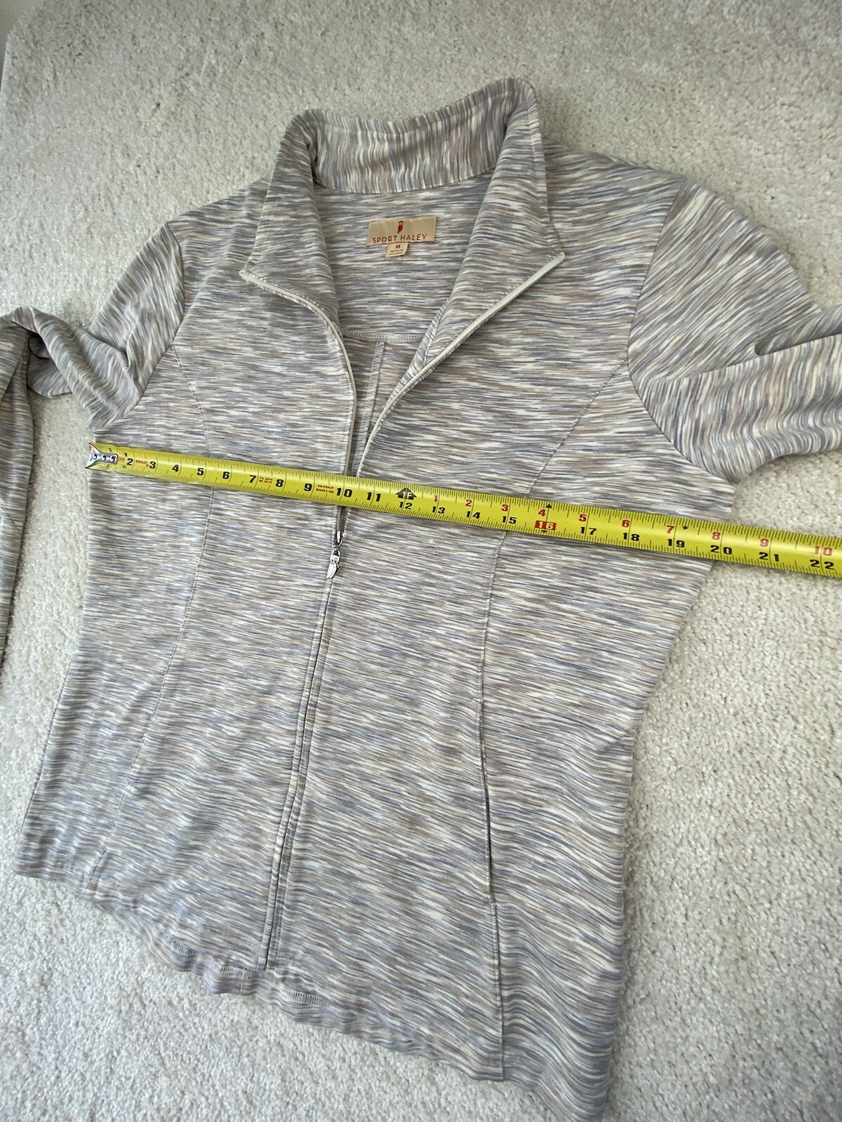 Sport Haley Jacket Womens M Full Zip Athletic Track Running Pockets EUC