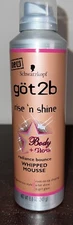 Got 2b Rise N Shine Body gloss Radiance Bounce Whipped Mousse 8.8 fl oz / 249 g