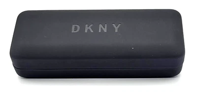 NEW - AUTHENTIC - DKNY - MATTE BLACK - HARD EYEGLASSES CASE