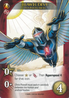 DARKHAWK Upper Deck Marvel Legendary REVELATIONS HAWK DIVE