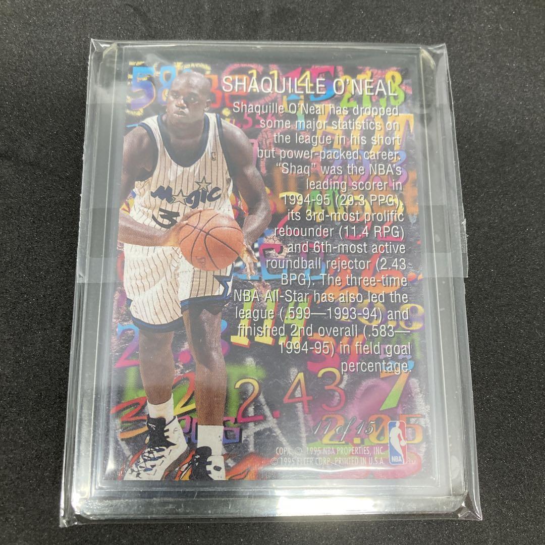 95-96Flair Hot Numbers Shaquille O