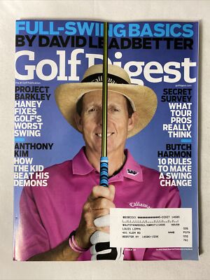2009 March Golf Digest Magazine Butch Harmon Talks Swing Change (CP222)