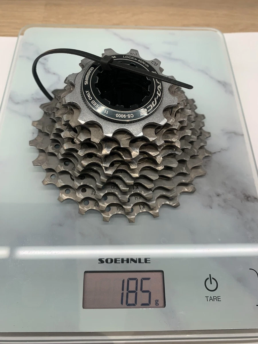 Dura Ace Cassette 12-25T Shimano 11-Speed CS-9000 Road Bike Cassette 9000 Dura Ace Cassette 12-25T Shimano 11-Speed CS-9000 Road Bike Cassette 9000