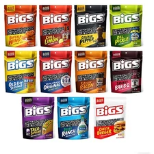 5.35oz BIGS Seeds Sunflower Seeds -Ranch, Dill Pickle, Taco Bell, Bacon, Old Bay