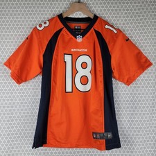 Nike On Field Denver Broncos Peyton Manning #18 Football Jersey Youth Large L