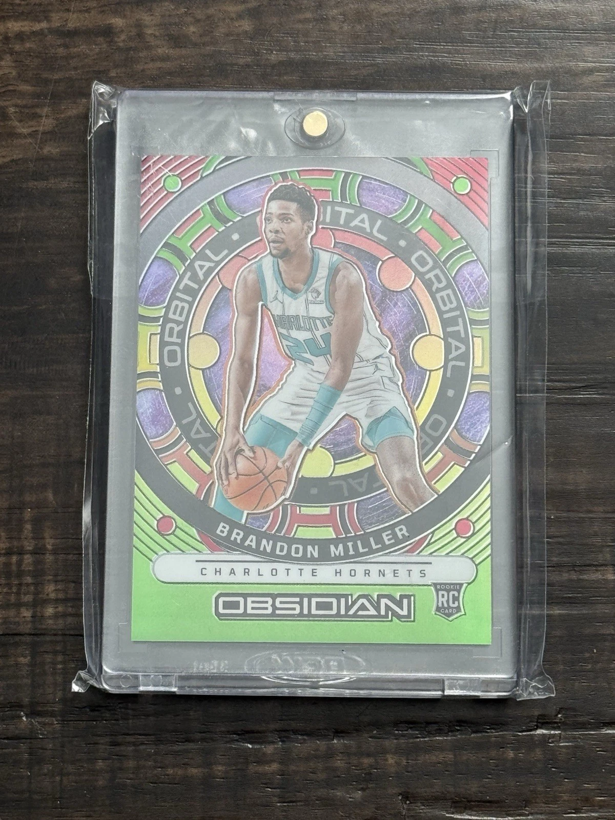2023-24 Obsidian Brandon Miller Orbital Reggae Flood /60 Raggae RC 🔥