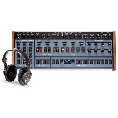 Oberheim OBX8 Desktop Module With Headphones