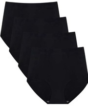 SIZE XL No Show High Waist Briefs Underwearfor Women Seamless Panties Multi Pack