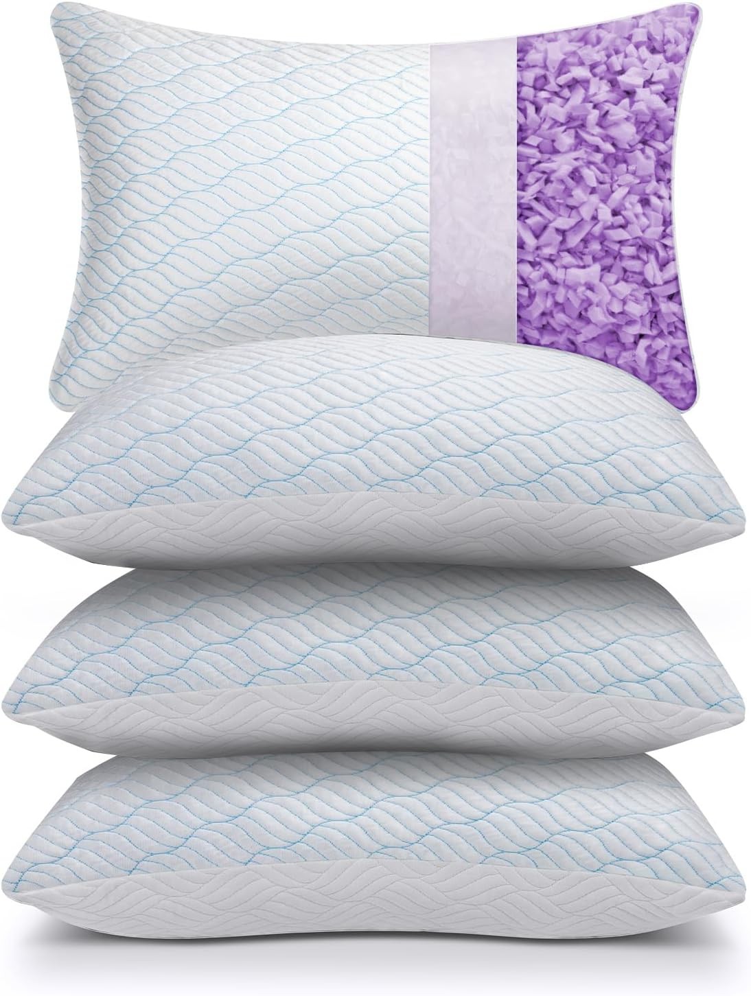 Set Of 4, Adjustable Firmness