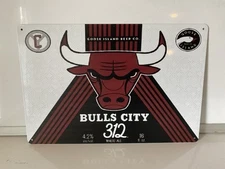 Chicago Bulls - Goose Island Beer Metal Sign - Bulls City 312 - NBA Finals