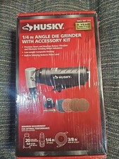 Husky 1/4" Angle Die Grinder with Accessory Kit - Black 1003 097 312 #H4230C NEW