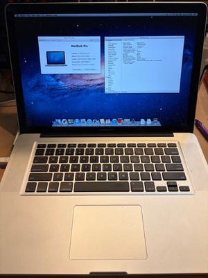 APPLE A1286 15'' 2011 MACBOOK PRO CORE i7 2.3GHz 8GB 256GB SSD DEAD BATTERY
