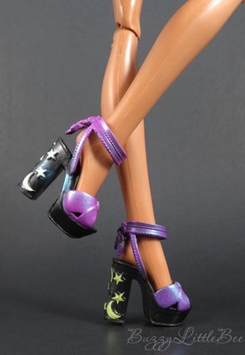 Rainbow High Avery Styles Strappy Star High Heel Shoes #4668 (broken)