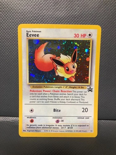 EEVEE - HOLO - BLACK STAR PROMO [NM/LP] WOTC VINTAGE POKEMON CARD #11