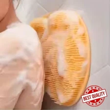 Wash The Foot Brush Body Cleanser Silicone Sponge Bath Massage Mat Shower Back B