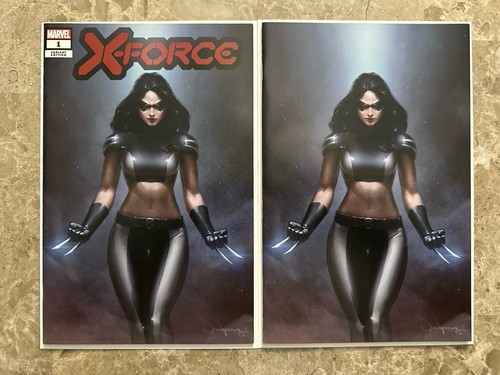 X-Force #1 Frankie's Comics Trade and Virgin Set de 2 (2020 Marvel) - Imagen 1 de 20