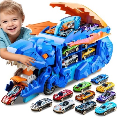 Dinosaurier Spielzeug Autos Truck Rennstrecke Kinder 3 4 5 6 Jahre Geschenk