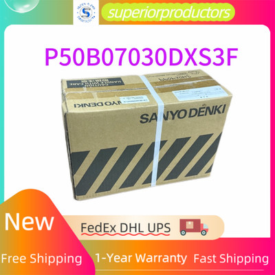 New P50B07030DXS3F Sanyo Servo Motor P50B07030DXS3F Fast Shipping P50B07030DXS3F